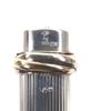 Toller Cartier Kugelschreiber Trinity Streifen Kappenstil Silber AG925 Herren Gebraucht