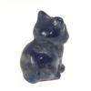 Mineral specimen 30mm cat shape (sodalite)