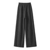 Siboshe Women's High-Waisted Wide-Leg Casual Fleece Pants