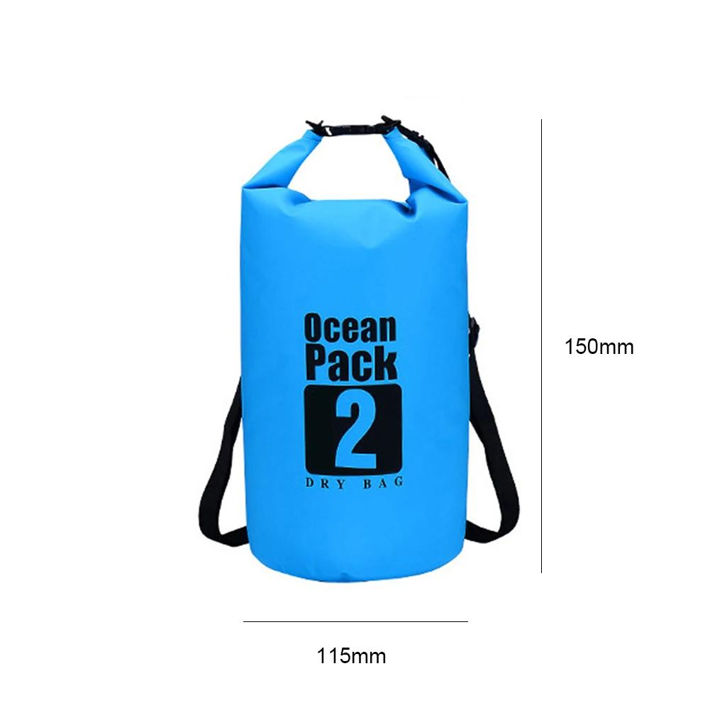 2/3/5/10L Waterproof Bag PVC Dry Sack For Boating Fishing Rafting Swimming Floating Drifting Water Bag Camping Storage Pouch Bag