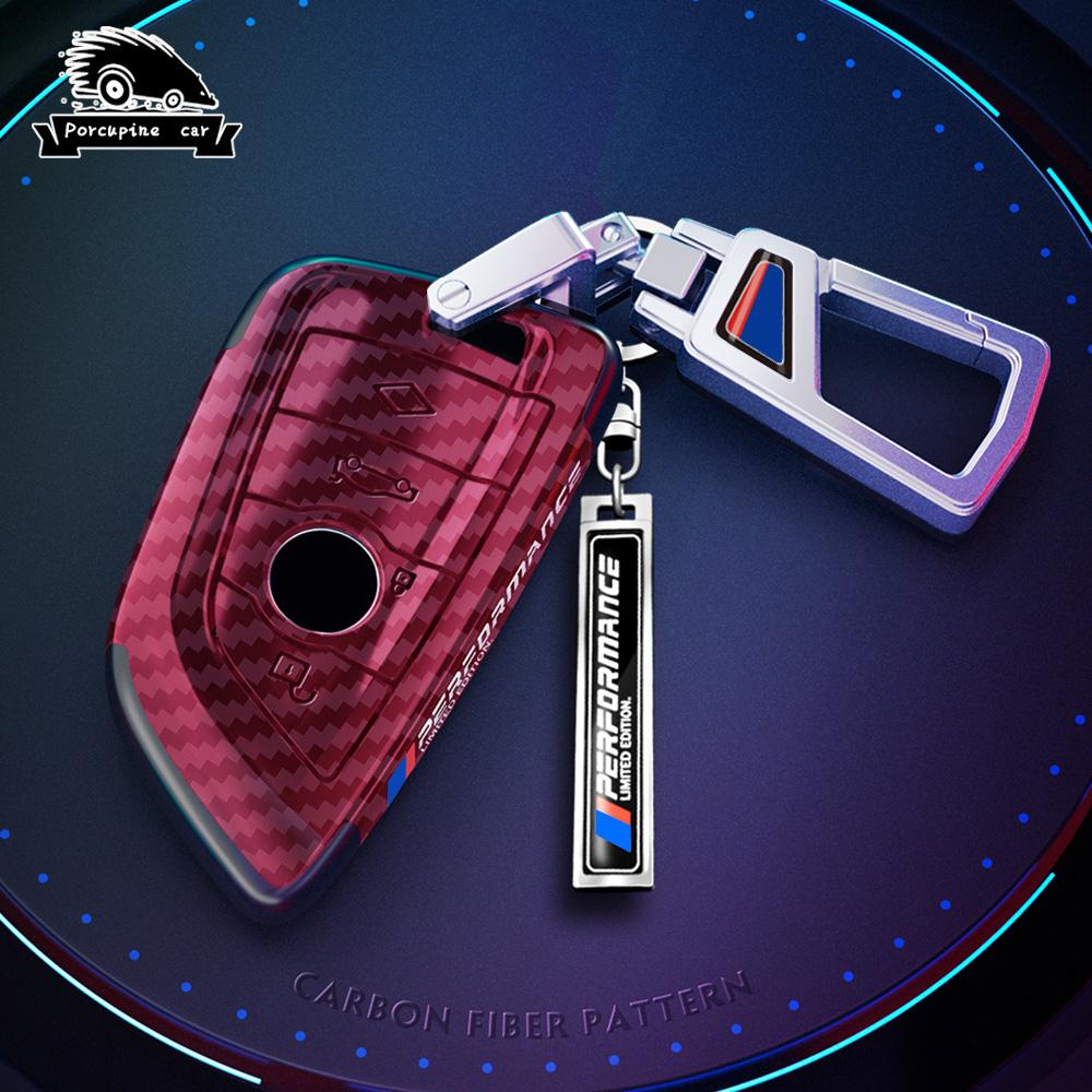 QRNV5 ABS baking paint Car Remote Key Case Cover Shell For BMW X1 X3 X5 X6 1 3 5Series F45 F46 G20 G30 G32 G11 G12 F48 G01 F15 F85 F16
