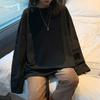 100% Cotone 20224 Primavera Nuovo Maglietta a Maniche Lunghe Donna Maglietta Basic Maglietta Oversize Donna Casual Girocollo Maglietta Donna Taglia USA