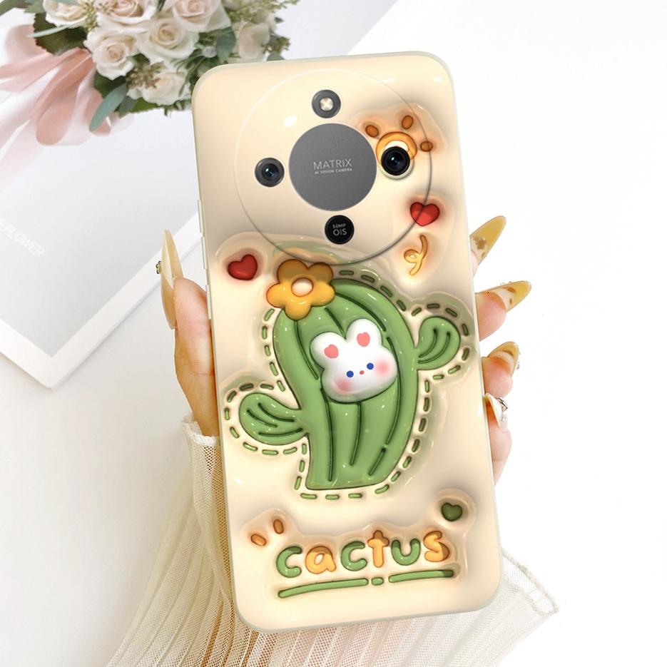 For Honor Magic 8 Lite Case Honor X9d MTN-NX1 Cute Dog Panda Cartoon Cover Silicone Case For Honor X70 X 70 HonorX9d Soft Fundas