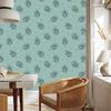 Wallpaper Small Flowers Sea and Gray for Living Room and Bedroom 50x1000