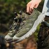 Summer Outdoor Walking Sneakers Anti-collision Toe Men Sandals 2025 New Casual Mesh Shoes for Male Classic Travel Hiking Shoes