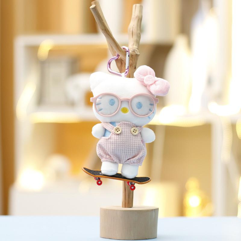 Hello Kitty Plush Keychain With Soft Short Plush For Bags And Collectors