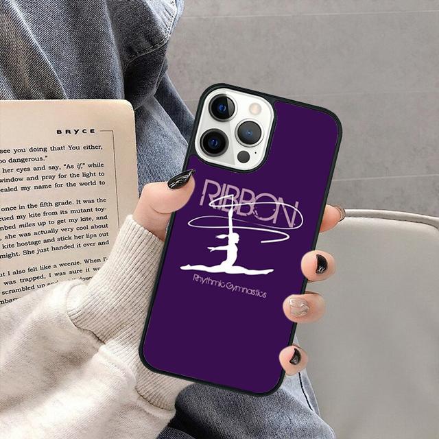 Rainbow Gymnastics Silhouette Phone Case Cover for iPhone 17 Air 16 16e 15 13 14 11 12 Pro Max Plus coque fundas Shell