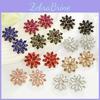 Floral Style Fashion Earrings With Electroplated Finish For Ladies Accessories