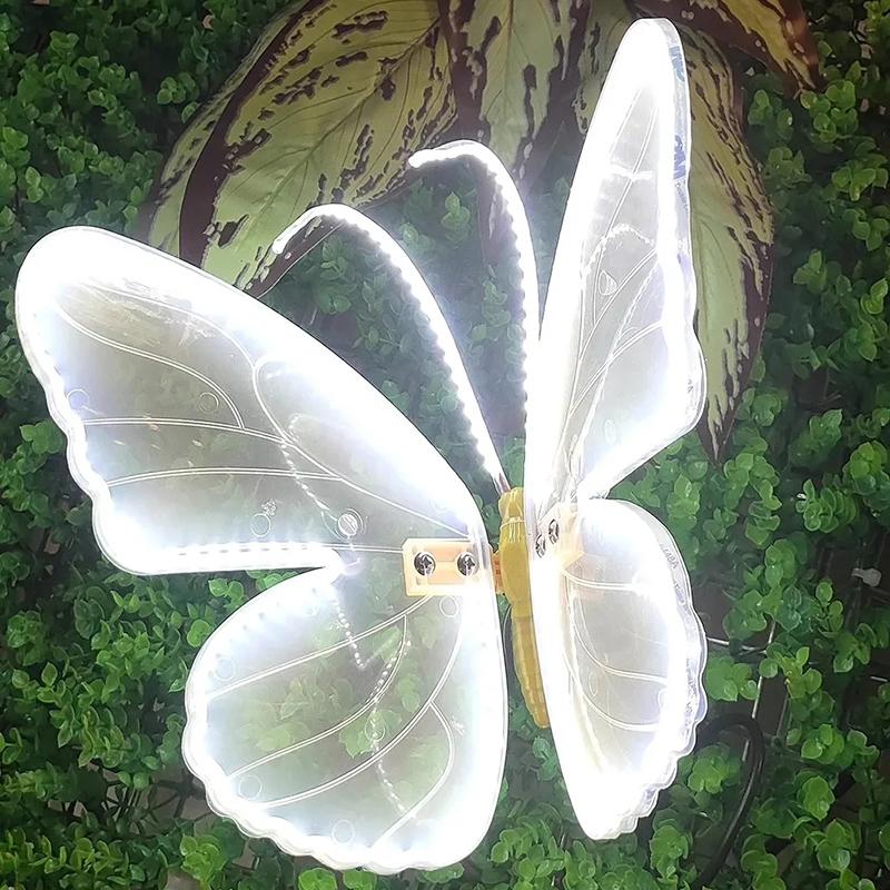 LED Venkovní Simulační Dynamická Statická Světla Motýlů Pro Festival Domácí Dekorace Sváteční Párty DIY Dekorace