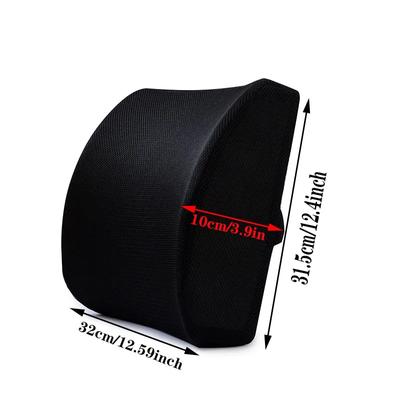 Office Seat Lumbar Support Memory Sponge Lumbar Cushion Slow Rebound Car Cushion Relieves Low Back Pain Breathable Lumbar Pillow
