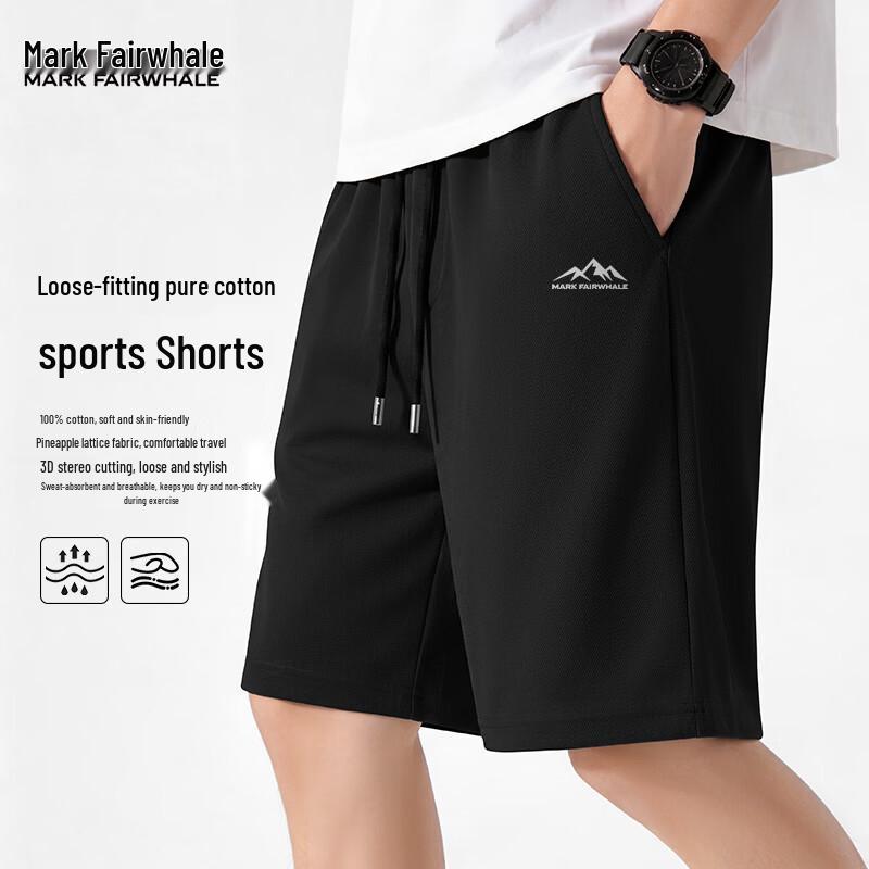 

Mark Fairwhale Men s Casual Sports Cotton Shorts XL