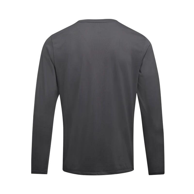 Under Armour Ss25 Ef Perf Graphic Logo Fashion Training Comfortable Long Sleeve T-Shirt Men Tops Rhino-Gray 6007557-025