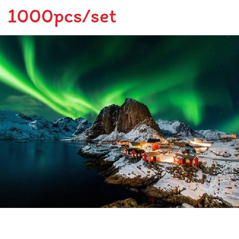 

Северное 1000 деталей Пазл Бумага Культурный пейзаж Взрослые Сложная игра Style 3