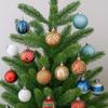 Electroplated Christmas Hanging Ball Shatterproof Xmas Tree Decoration  Photographic Props