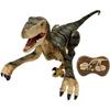 Remote Control Simulation Dinosaur - LEXIBOOK - Velociraptor 45 Cm - Articulated Movements - Light Effects - Roaring Sounds