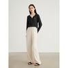Women's Elastic Waist Wide-Leg Casual Trousers