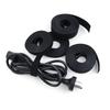 5M/Roll Width 10-20mm Black Cable Organizer USB Cable Winder Management Nylon Free Cut Ties Mouse Earphone Cord Cable Ties 2Pcs