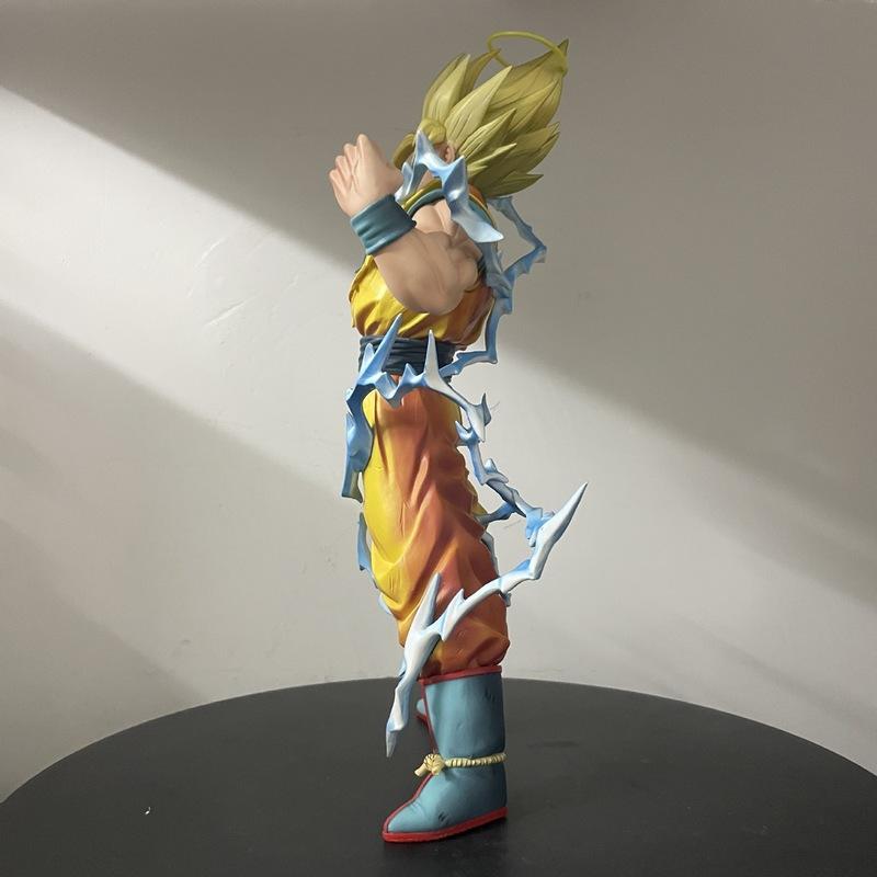 31cm Anime Dragon Ball Z Action Figure LK DBZ SSJ Son Goku Figurine Super Saiyan Model Collection GK Statue Doll Ornaments Toys