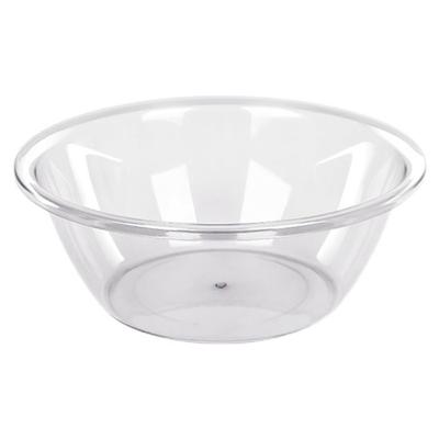 Lavabo Trasparente Addensato PET Durevole Grande Capacità Multifunzione Rotondo Pulito Lavabo Piatto