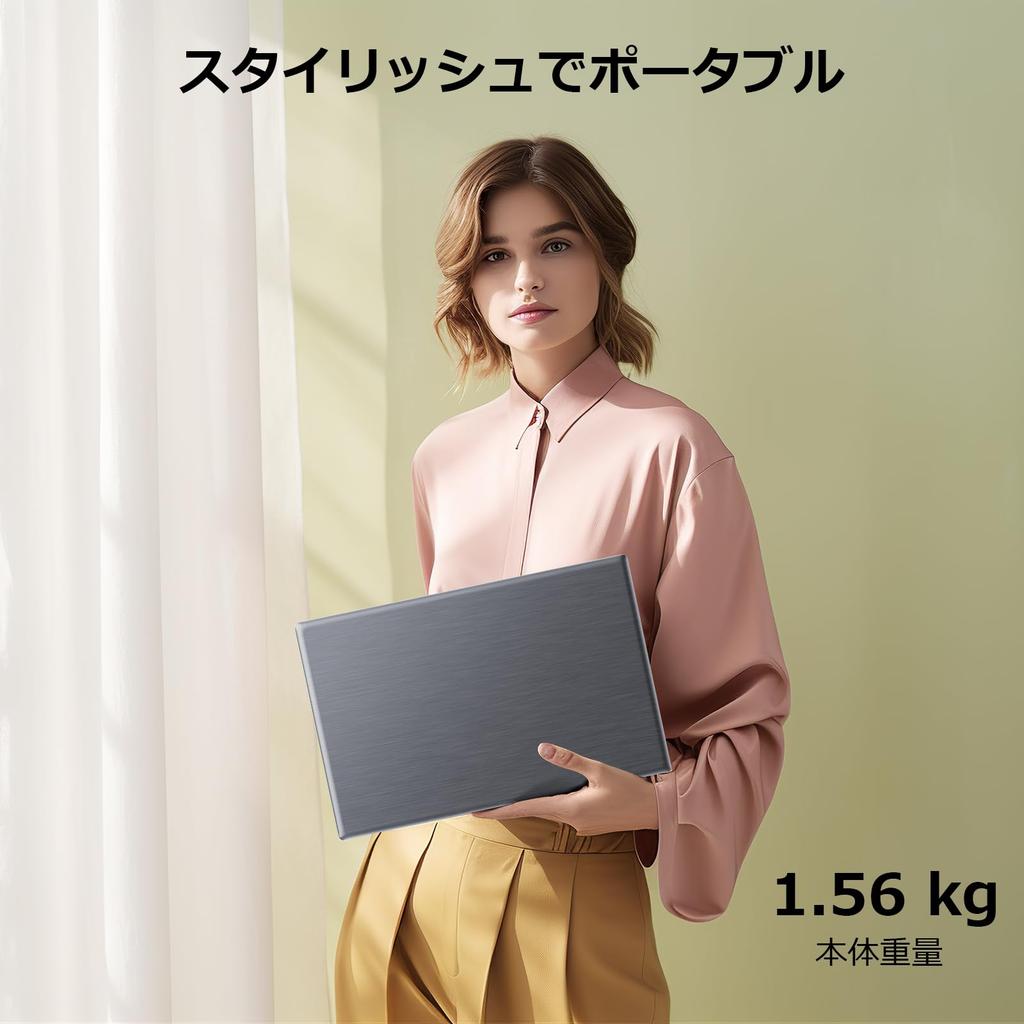 ZENAERO Laptop with Office Celeron N5095 Up To 16GB 512GB 1080P X Windows 11 Fingerprint 5G English Keyboard and Numeric Ideal for Beginners and Video