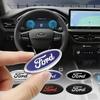 Car Steering Wheel Emblem Decals Badge For Focus 2 Mk3 F150 Mondeo Max Fusion Ranger Escort Explorer KugaTaurus Transit