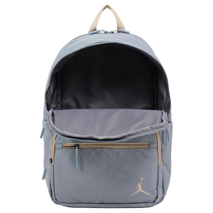 New Jordan Brand Logo Backpack Regular Kids' Gray JD2533160GS-002
