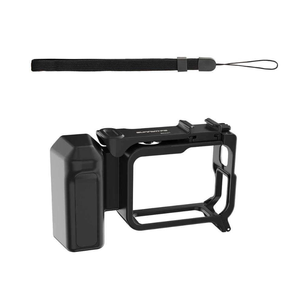 

Plastic Camera Grip Handle Street Grip Vlog Holder for Insta360 Ace Pro 2/1 Camera Accessories чорний