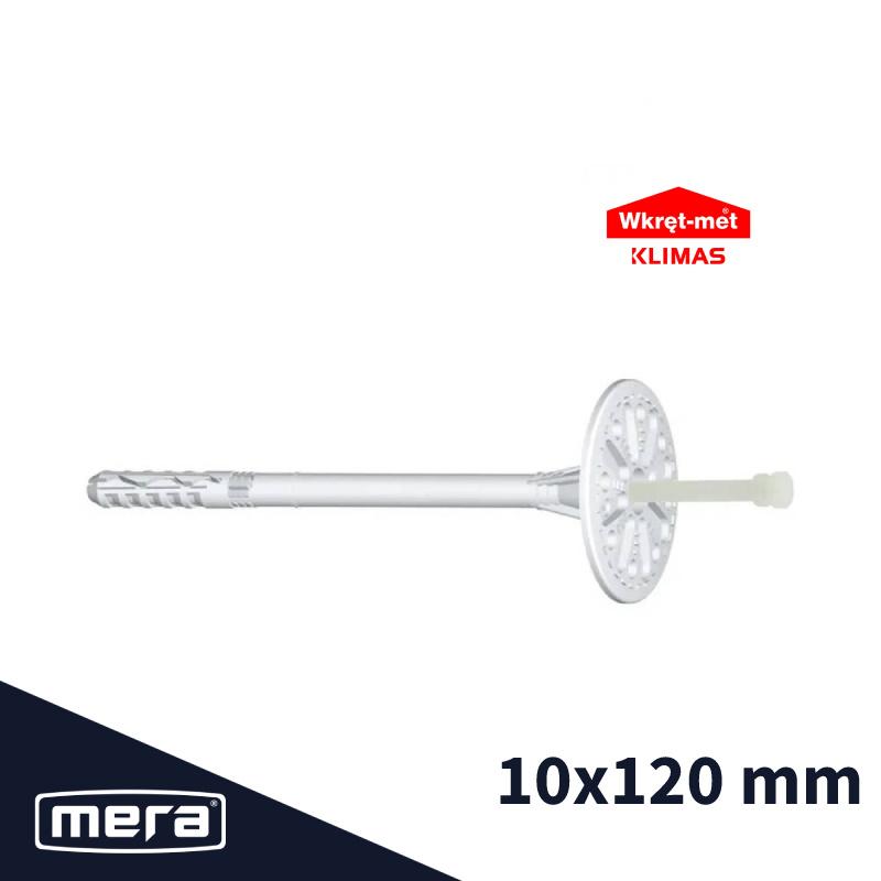 Tasselli Screw-Met Ltx Per Polistirolo, Da Inserire A Martello, Con Tassello In Plastica E Zona Di Espansione Corta, 10X120, 200 Pezzi.