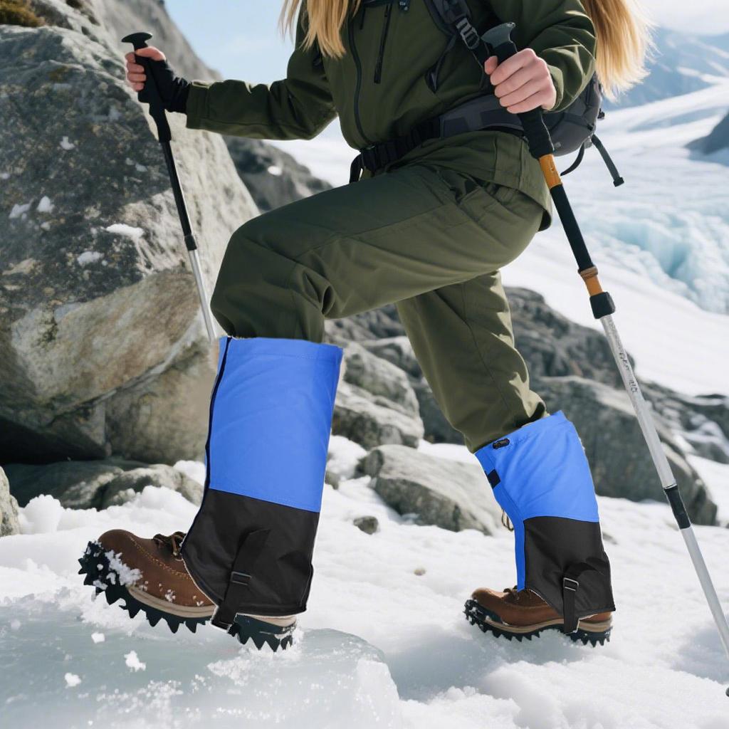 Leg Gaiters For Men Waterproof Boot Gaiters For Hiking Adjustable Leg Protector For Men Women Summer Wading Running Winter