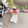 Car Seat Back Hook Bowknot Storage Hook  Multifunctional Sundries Back Storage Hook Interior Accessories