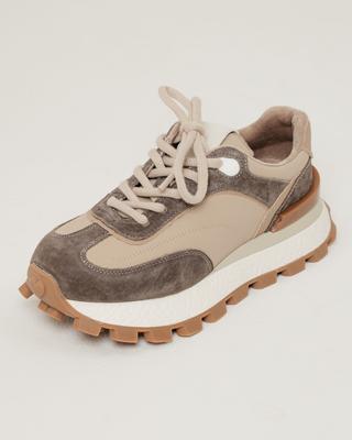 Women's Sneakers Prima d'Arte 25801 36 Beige Velour