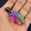 Tree Of Life Rainbow Solar Quartz 999 Copper Wire Wrapped Pendant, Handmade Gemstone Pendant Jewelry, Gifts For Wife Brand New Pendant