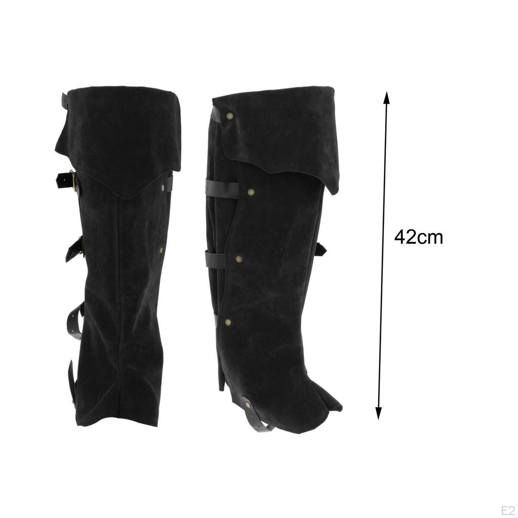 Boot Covers for Pirate Cosplay Adults PU