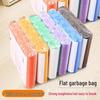 Medium-Sized Point-Break Disposable Colored Flat Mouth Garbage Bags for Kitchen and Bathroom