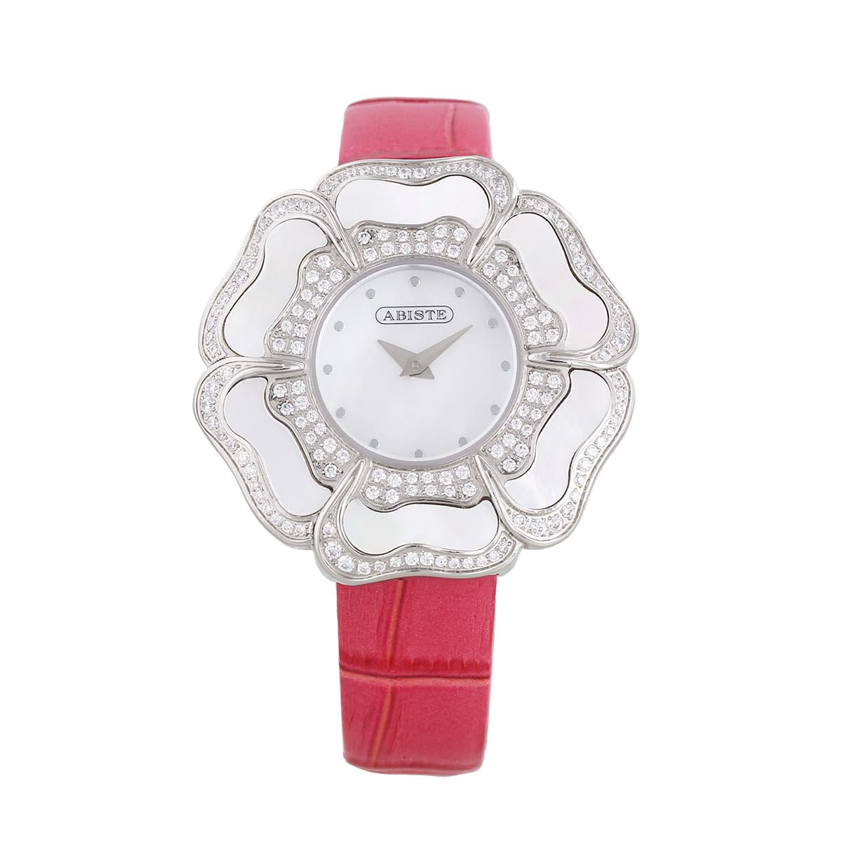 

Abiste Round MOP Face Flower Motif [ABISTE] Watch/9230022 (D Pink)