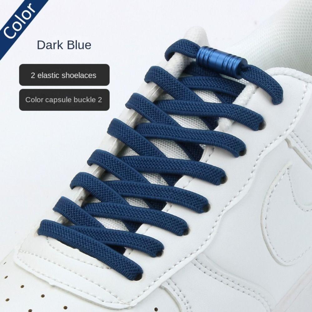 Man Women No Tie Shoelaces Semicircle Elastic Lazy Shoe Laces Shoe Accessories
