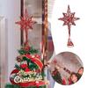 Glitter Christmas Tree Topper Christmas Decorations Metal Star Glittering Xmas Tree Topper For Home Xmas Ornaments Navidad Natal