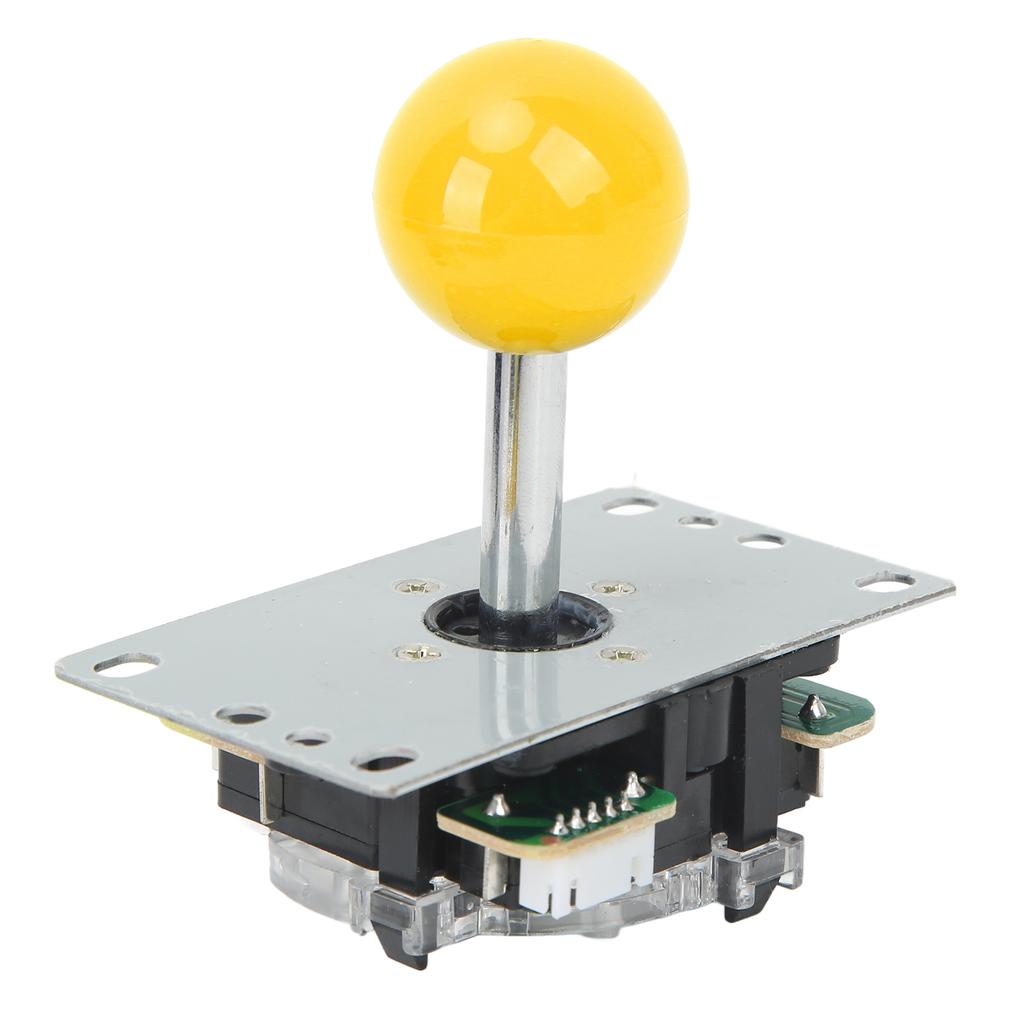 DIY USB Controller Computer Rocker Game Stick Joysticks with Control Chip for Arcade Game Yellow