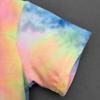 Kids Baby Boys Girls T-shirt Sweet Gradient Color Short Sleeve Printed T-shirt