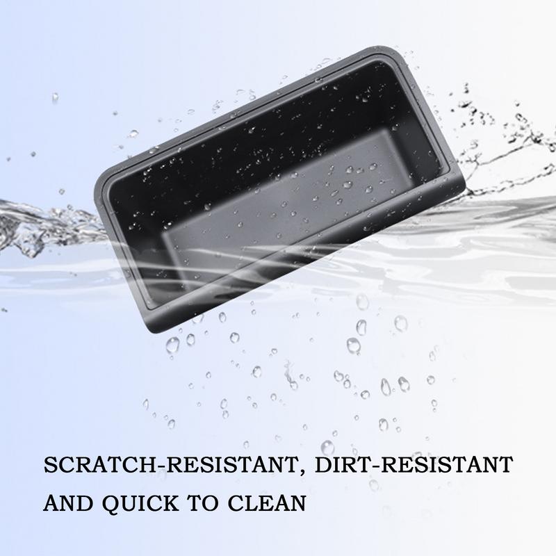 For New Version Of Tesla Model Y Under Seat Storage Box Waterproof Storage Tray Washable Bin Under Seat Tray Vehicle Accessories