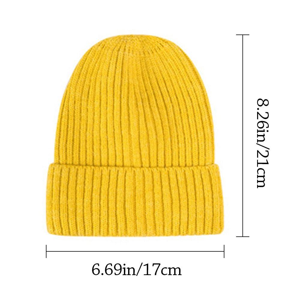 Winter Warme Wollmütze Dicke Skimützen Mode Strickmütze für Männer Frauen