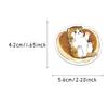 64-Piece Yellow Cat Cartoon Sticker Set for DIY Journals, Phone Cases, and Notebooks