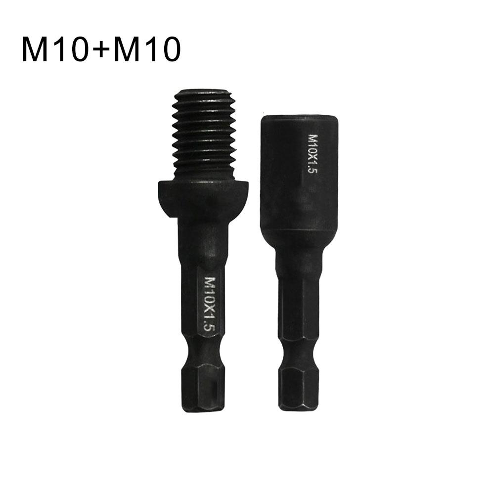 M6-M10 Hanger Bolt & Threaded Insert Driver Tool 1/4 Inch Hex Shank Self-Tapping Socket Adapter Set Power Tool Accessories