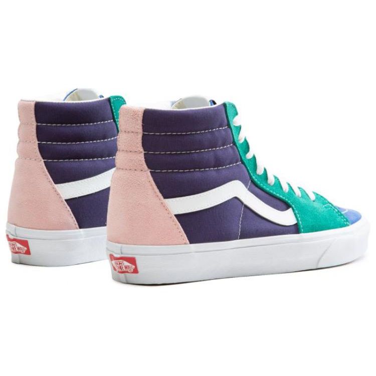 Vans Sk8-Hi Retro Court Unisex Sneakers Multi-Color True-White VN0A32QG9EJ