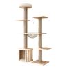 Solid Wood Floor-to-Ceiling Cat Tree