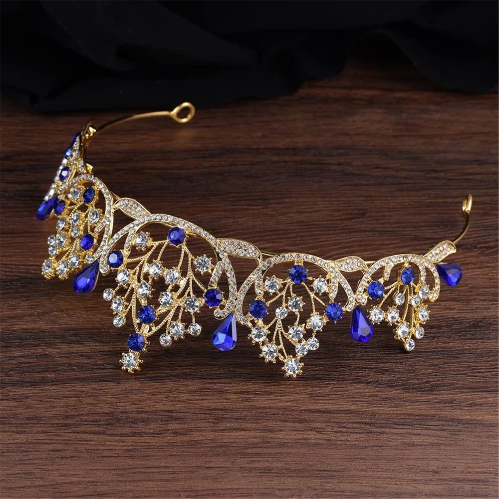 Headdress Birthday Party Crystal Crowns Bridal Headpiece Crystal Tiaras Princess Headbands