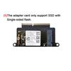 Chenyang MAC SSD Upgrade Adapter NVMe SSD Upgrade Conversion Adapter for MAC Pro 2016 2017 A1708 2230/2242mm M.2 13-inch