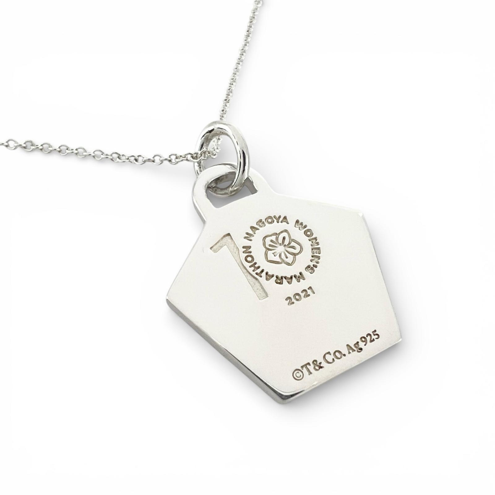 

TIFFANY&Co. Necklace Silver Women Nagoya Women s Marathon 2021 Completion Commemoration used