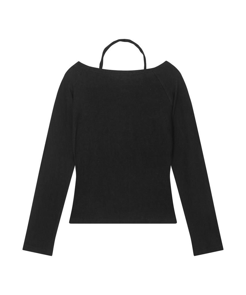 Yusim Twist Soft Wool Knit Top Ivory