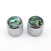 1Pcs2Pcs Metal Guitar Knobs Abalone Top With Inlaid Shell Guitar Knobs